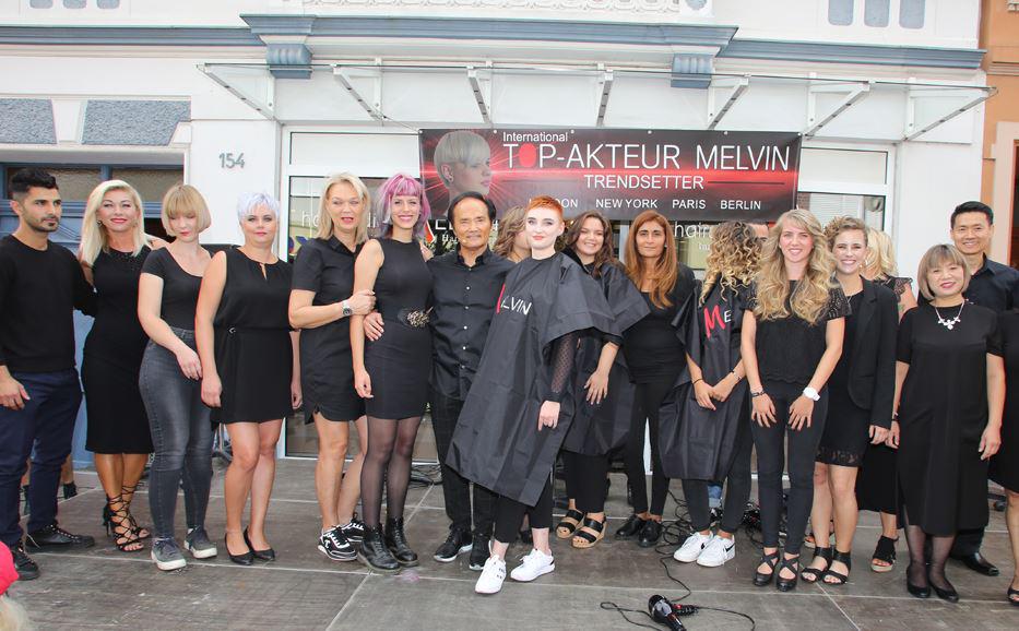 Friseure, Azubis und Models on Stage