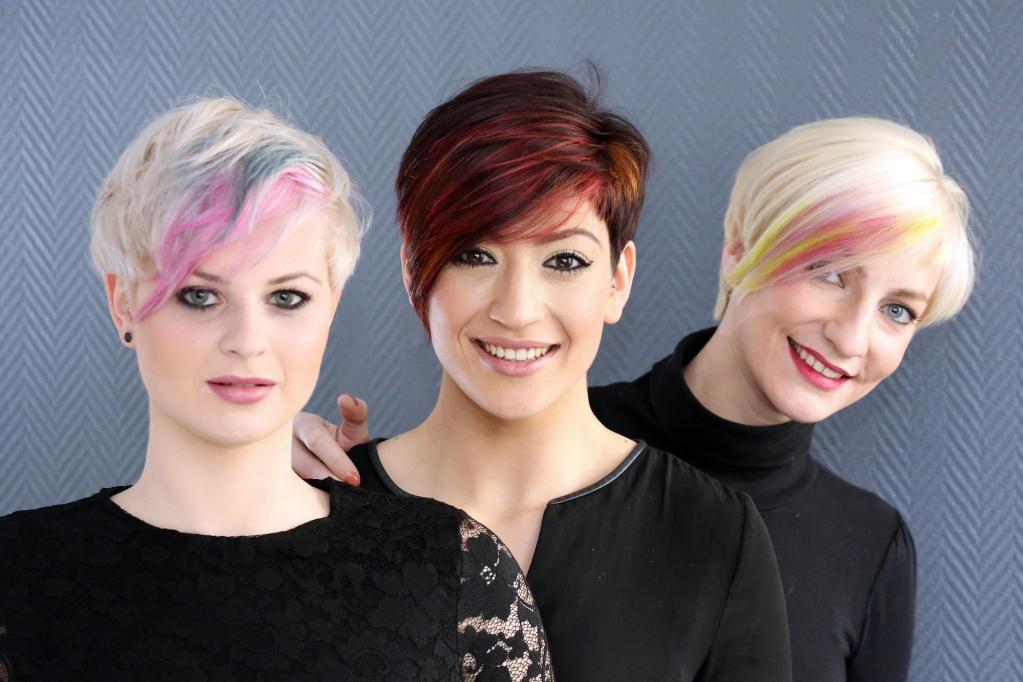 Unsere Modelle Sara, Vicky und Tamara -